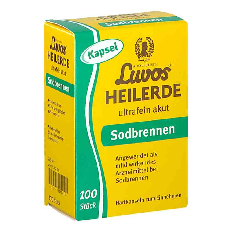 Luvos Heilerde Ultrafein akut Sodbrennen Kapseln 100 stk von Heilerde-Gesellschaft Luvos Just GmbH & Co. KG PZN 18380693