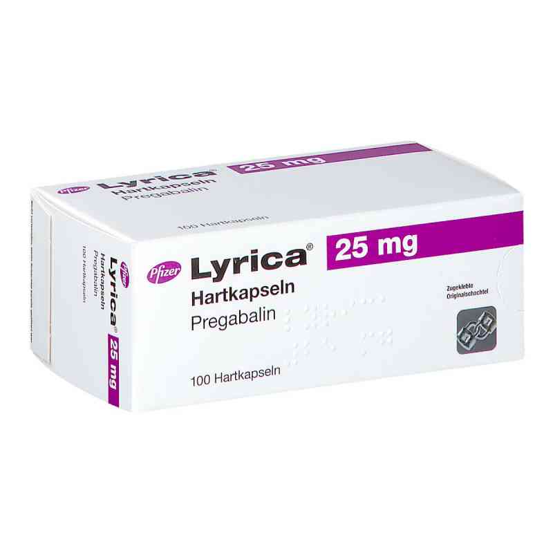 Lyrica 25 mg Hartkapseln 100 stk von Viatris Healthcare GmbH PZN 03389234