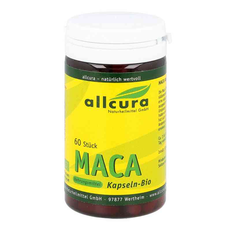 Maca Kapseln 500 mg 60 stk von allcura Naturheilmittel GmbH PZN 00744485