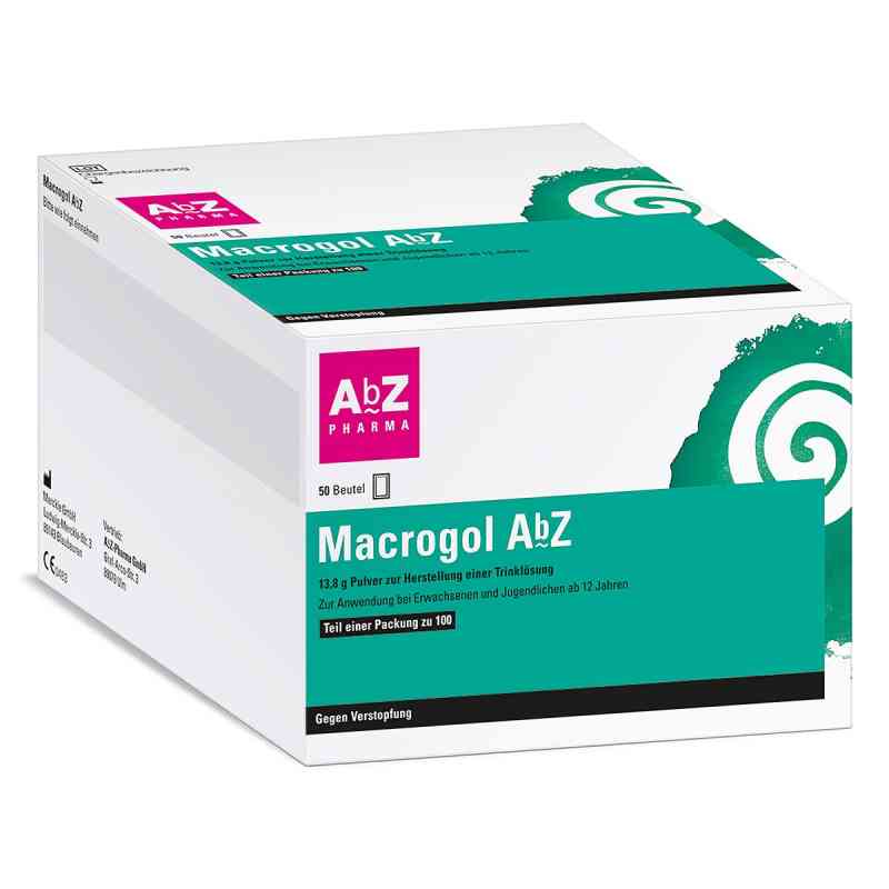 Macrogol AbZ Pulver zur, zum Herst.e.Lsg.z.Einneh. 100 stk von AbZ Pharma GmbH PZN 10398943