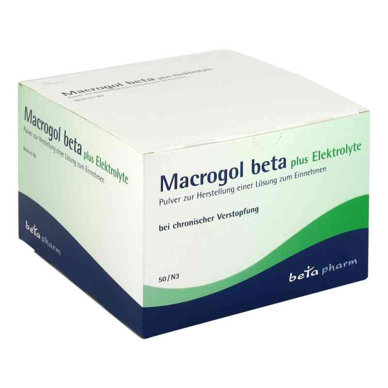 Macrogol beta plus Elektrolyte 50 stk von betapharm Arzneimittel GmbH PZN 09247044