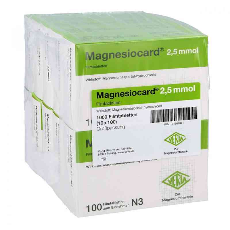 Magnesiocard 2,5 mmol Filmtabletten 10X100 stk von Verla-Pharm Arzneimittel GmbH & Co. KG PZN 01667841