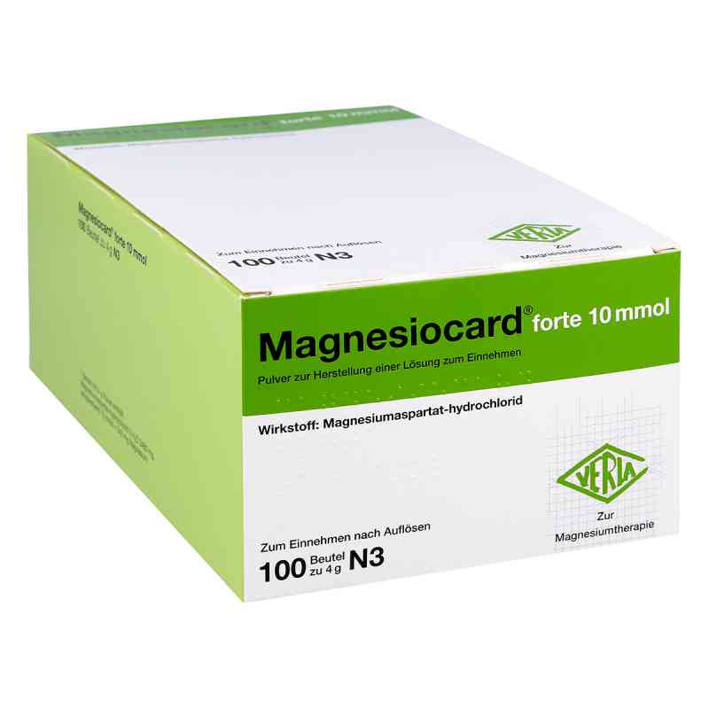 Magnesiocard forte 10 mmol Pulver 100 stk von Verla-Pharm Arzneimittel GmbH & Co. KG PZN 04636278