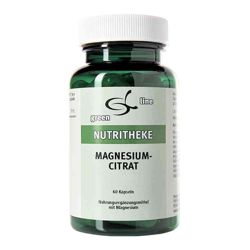 Magnesium Citrat Kapseln 60 stk von 11 A Nutritheke GmbH PZN 09775091