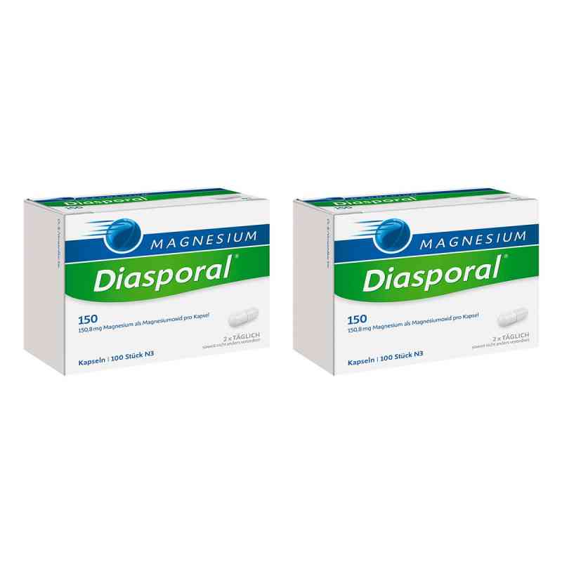 Magnesium Diasporal 150 Kapseln 2x100 stk von Protina Pharmazeutische GmbH PZN 08105896