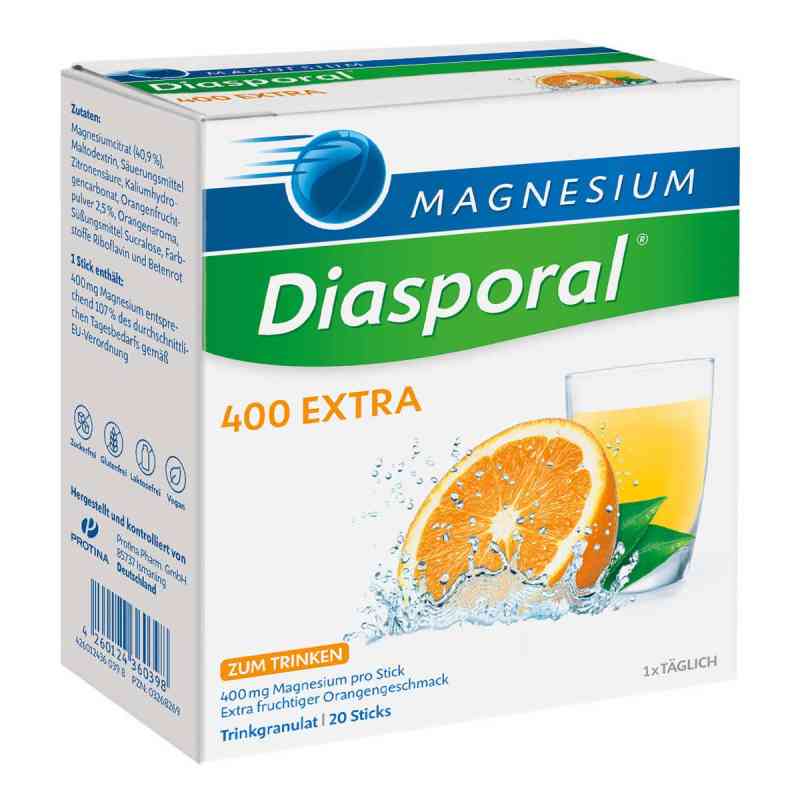 Magnesium Diasporal 400 Extra Trinkgranulat 20 stk von Protina Pharmazeutische GmbH PZN 03268269