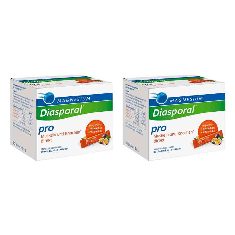 Magnesium-Diasporal® Pro Muskeln und Knochen direkt 2x30 stk von Protina Pharmazeutische GmbH PZN 08105899