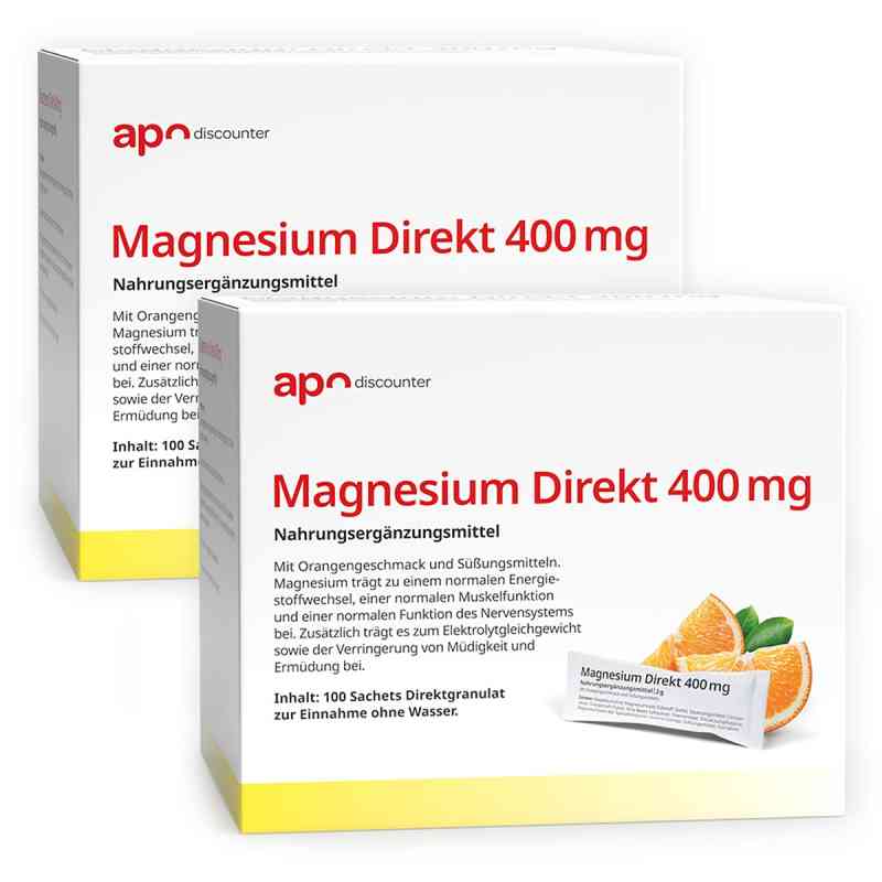 Magnesium Direkt 400 mg von apodiscounter 2x100X2 g von apo.com Group GmbH PZN 08104280