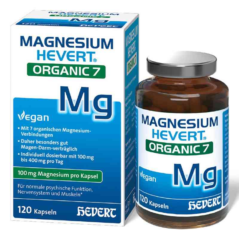 Magnesium Hevert Organic 7 Kapseln 120 stk von Hevert-Arzneimittel GmbH & Co. KG PZN 20049008