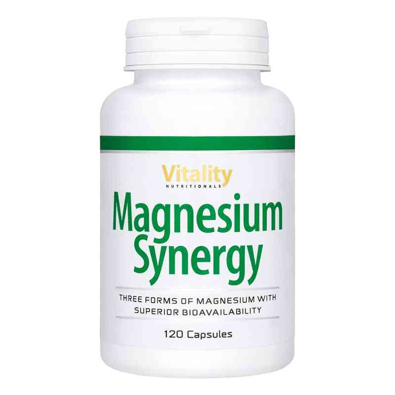 Magnesium Synergy Komplex Glycinat Malat & Citrat 120 stk von Vision Healthcare B.V. PZN 18053480