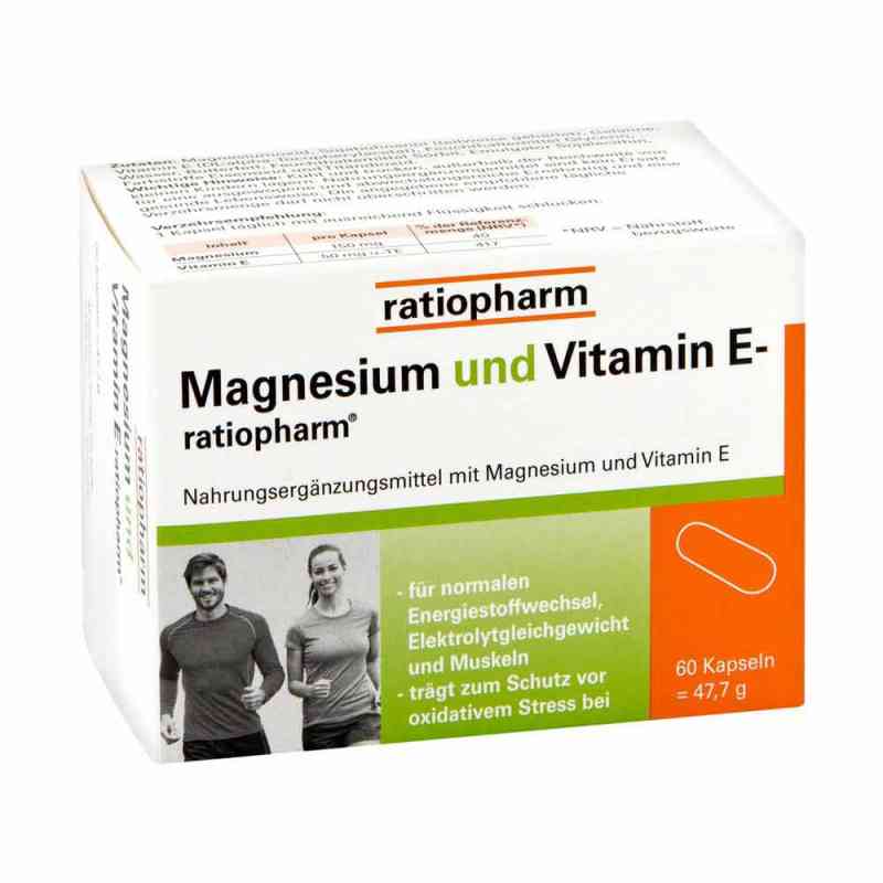 Magnesium Und Vitamin E ratiopharm Kapseln 60 stk von Swiss Caps AG PZN 03935530