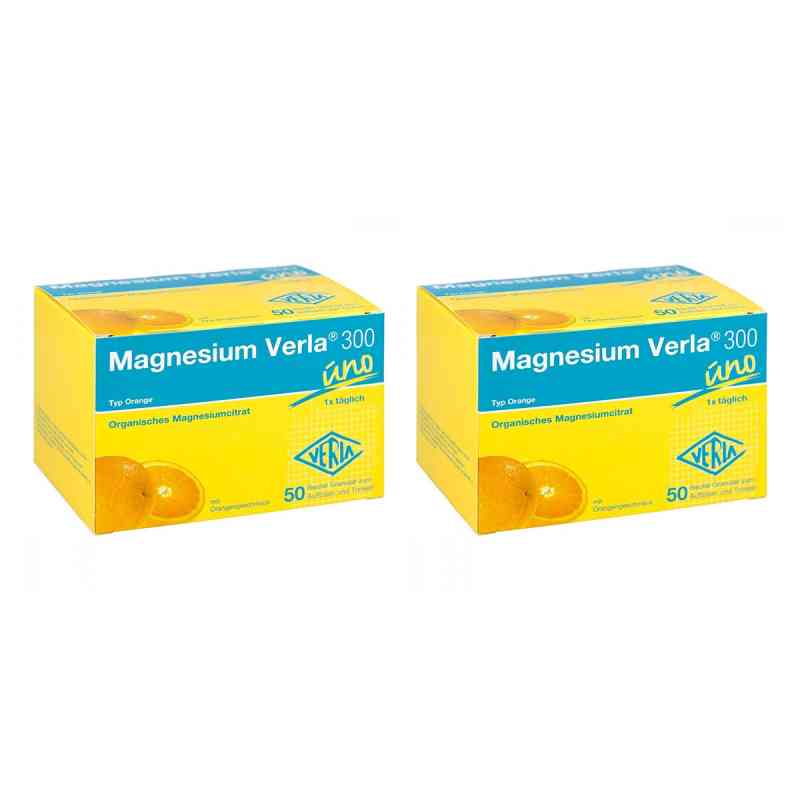 Magnesium Verla 300 Beutel Granulat 2x50 stk von Verla-Pharm Arzneimittel GmbH & Co. KG PZN 08106114