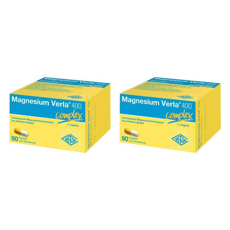 Magnesium Verla 400 Kapseln 2x90 stk von Verla-Pharm Arzneimittel GmbH & Co. KG PZN 08105877