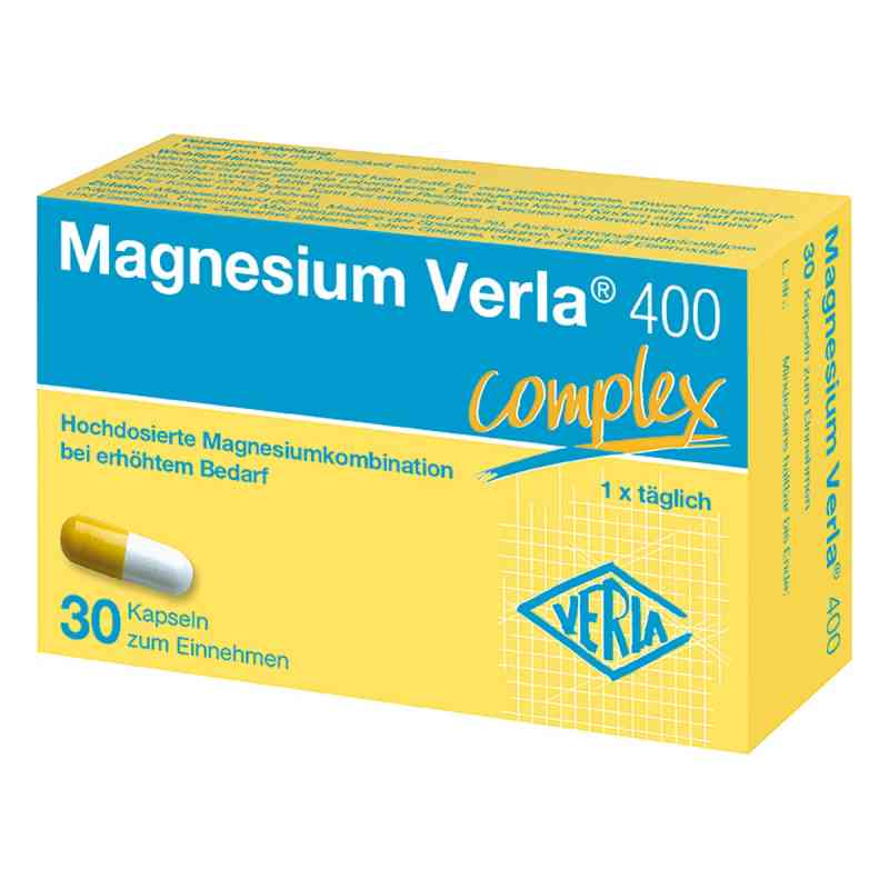 Magnesium Verla 400 Kapseln 30 stk von Verla-Pharm Arzneimittel GmbH & Co. KG PZN 18773406