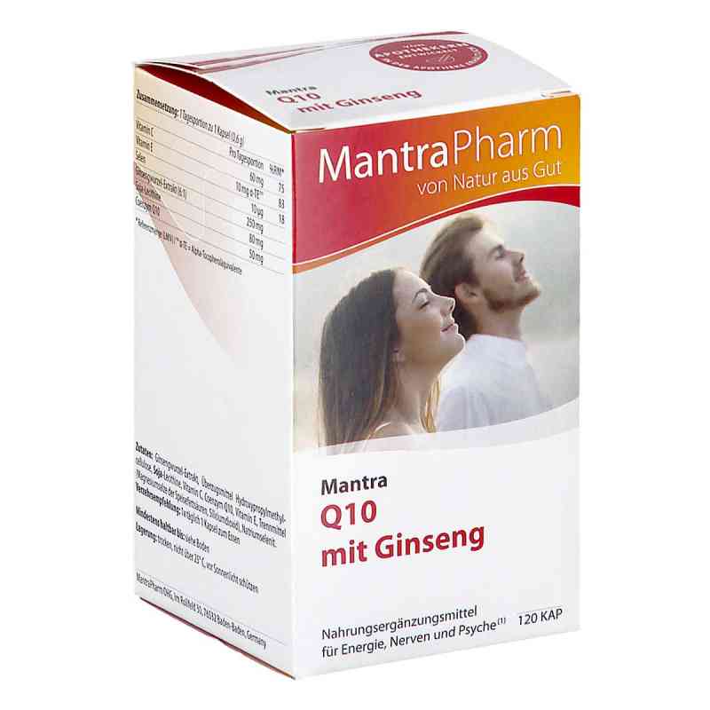 Mantra Q10 Mit Ginseng Kapseln 120 stk von MantraPharm OHG PZN 17918423
