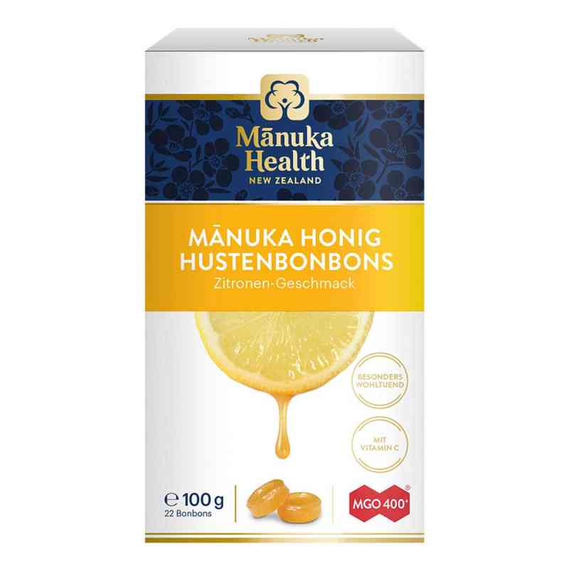 Manuka Health Mgo 400+ Lutschbonb.zitrone 100 g von Hager Pharma GmbH PZN 15874934