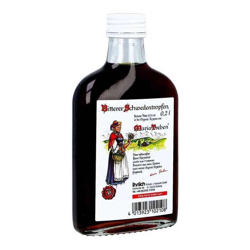 Maria Treben Bitterer Schwedentropfen 32% Vol. 200 ml von Ihrlich Kräuter + Kosmetik GmbH PZN 06056668