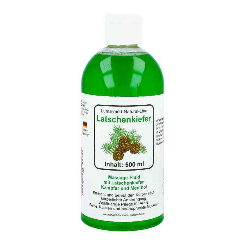 Massage-fluid Latschenkiefer Kampfer Menthol 500 ml 