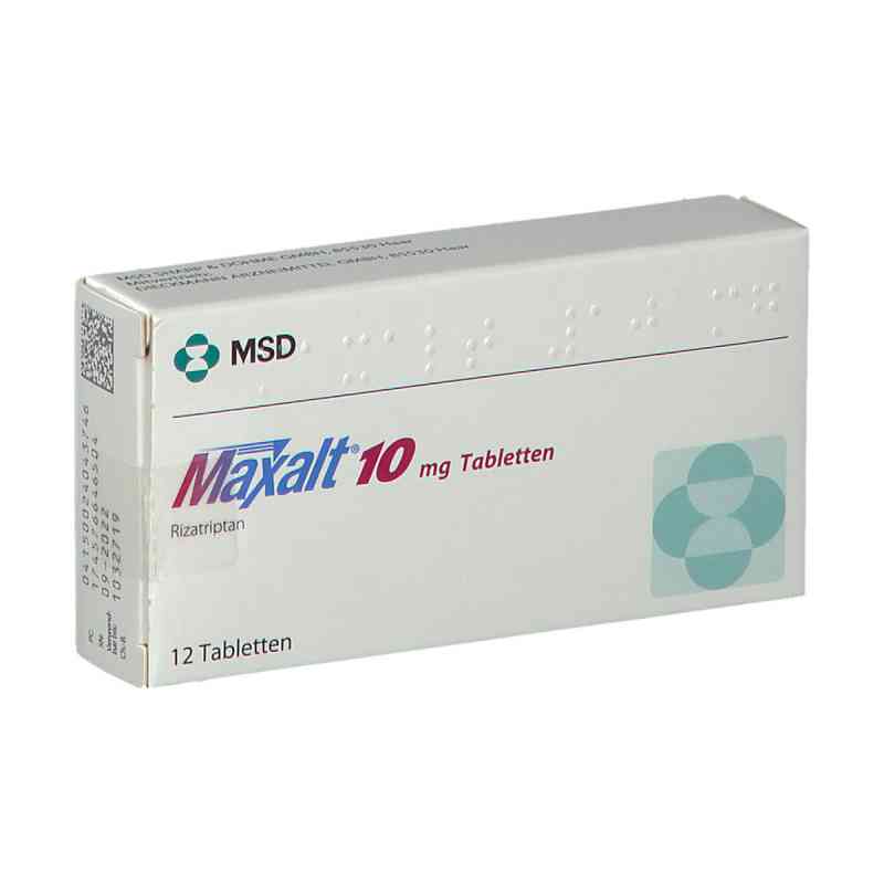 MAXALT 10mg 12 stk von Organon Healthcare GmbH PZN 02404374