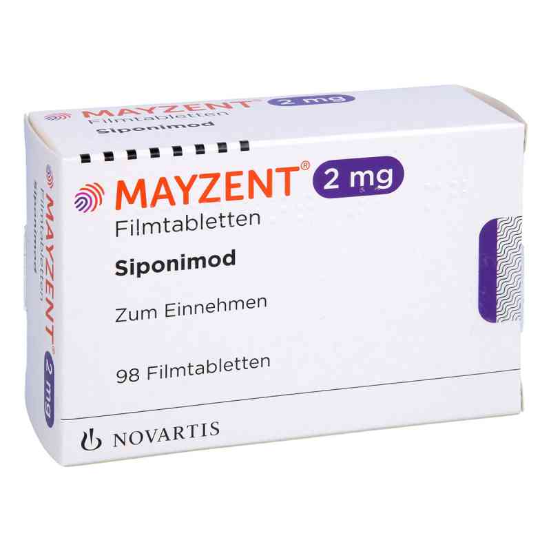 Mayzent 2 mg Filmtabletten 98 stk von NOVARTIS Pharma GmbH PZN 16060091