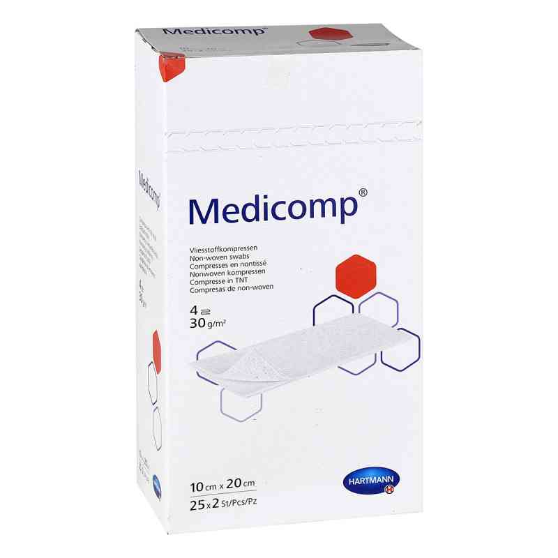 Medicomp Kompressen 10x20 cm steril 25X2 stk von 1001 Artikel Medical GmbH PZN 12593956