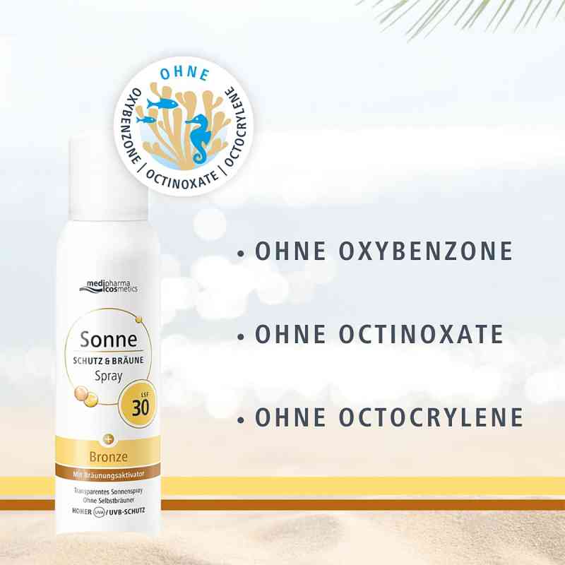 medipharma cosmetics Sonne Schutz & Bräune LSF 30 Aerosol-Spray 150 ml