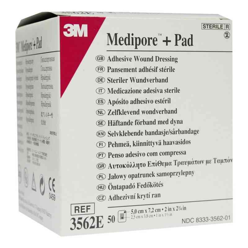 Medipore Plus Pad 3562e steriler Wundverband 50 stk von 3M Medica Zwnl.d.3M Deutschl.Gmb PZN 01681143