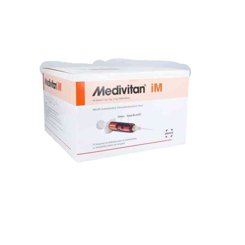 Medivitan iM mit Lidocain iniecto -lsg.i.zweikammerspr. 24 stk von MEDICE Arzneimittel Pütter GmbH& PZN 10192868