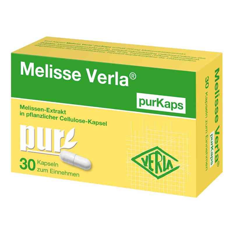 Melisse Verla Purkaps 30 stk von Verla-Pharm Arzneimittel GmbH & Co. KG PZN 19149118