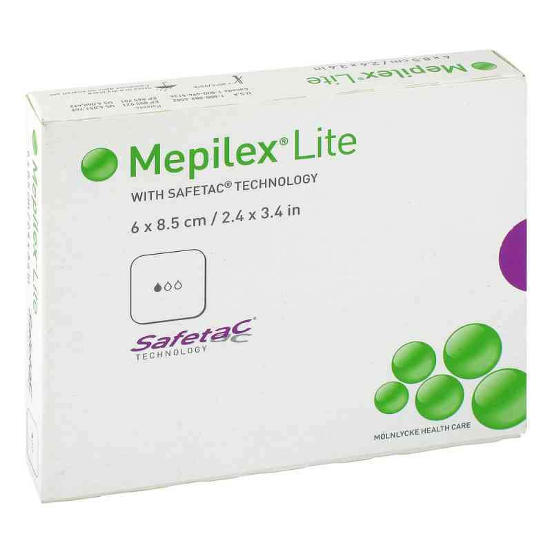 Mepilex Lite Schaumverband 6x8,5cm steril 5 stk von 1001 Artikel Medical GmbH PZN 02884405