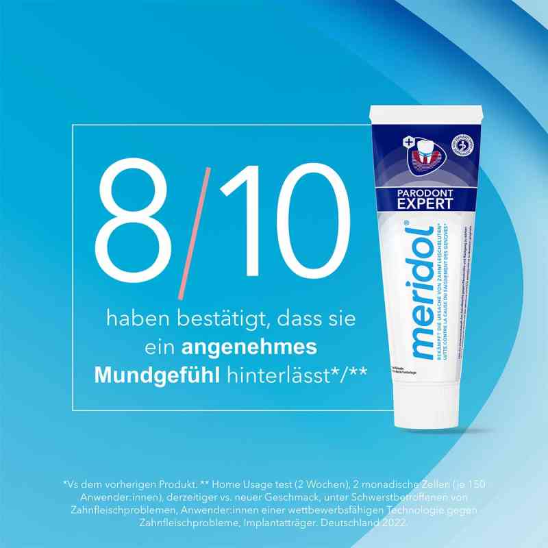 Meridol Parodont Expert Zahnpasta bei Parodontitis und Zahnfleischrückgang 75 ml