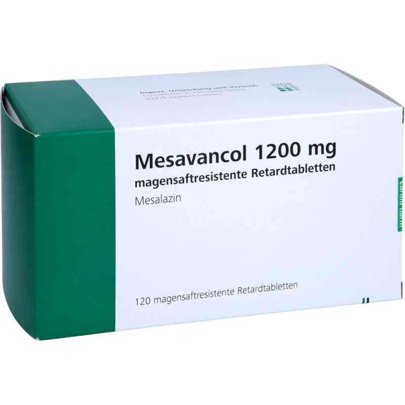 Mesavancol 1200 Mg Magensaftresist.retardtabletten 120 stk von EurimPharm Arzneimittel GmbH PZN 06475810