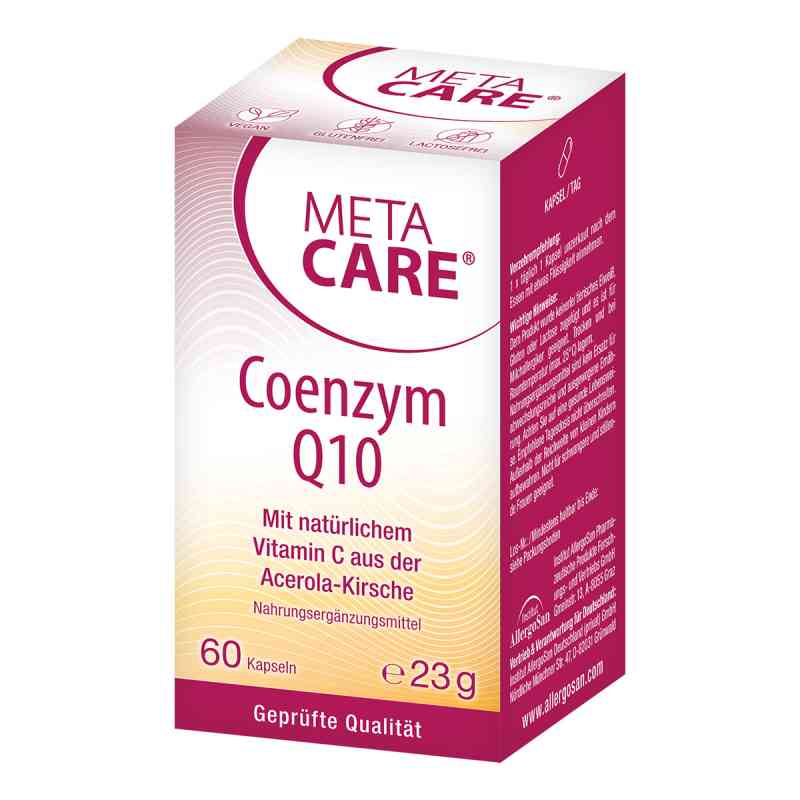 Meta Care Coenzym Q10 Kapseln 60 stk von INSTITUT ALLERGOSAN Deutschland (privat) GmbH PZN 09612549