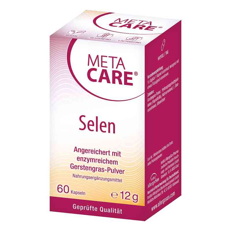 Meta Care Selen Kapseln 60 stk von INSTITUT ALLERGOSAN Deutschland (privat) GmbH PZN 09612443