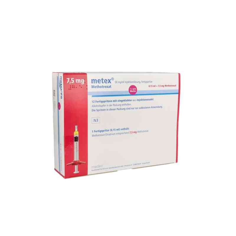 Metex Fs 7,5 mg 50 mg/ml iniecto -lsg.i.e.fertigspr. 12 stk von Medac GmbH PZN 01178036