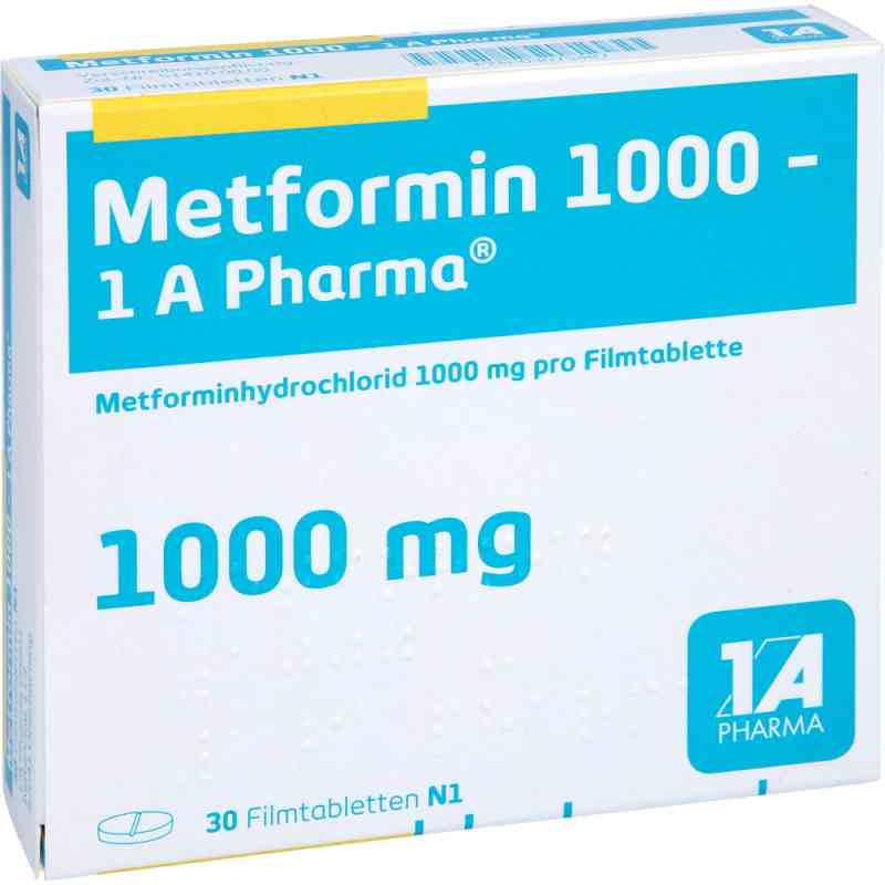 metformin 1000 mg 100 stück preis