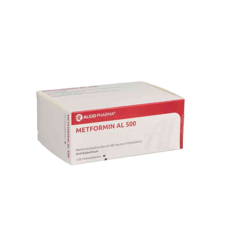 Metformin Al 500 Filmtabletten 120 stk von ALIUD Pharma GmbH PZN 00461586