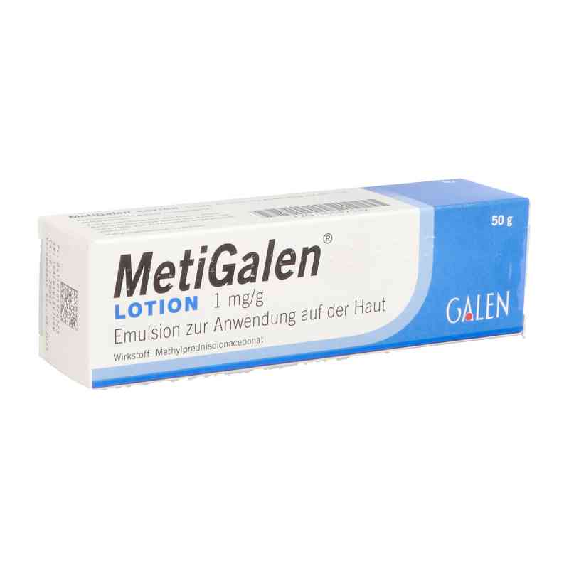 Metigalen Lotion 1 mg/g Emulsion zur, zum Anw.auf d.Haut 50 g von GALENpharma GmbH PZN 16597632