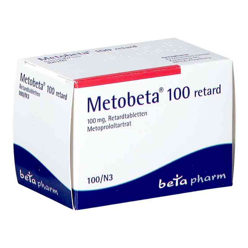 Metobeta 100 retard 100 stk von betapharm Arzneimittel GmbH PZN 00660268