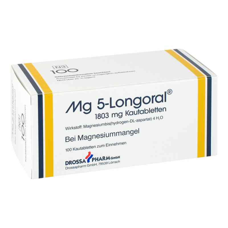 Mg 5 Longoral Kautabletten 100 stk von DROSSAPHARM GmbH PZN 02494928
