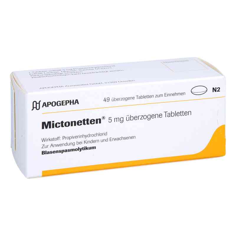 Mictonetten überzogene Tabletten 49 stk von APOGEPHA Arzneimittel GmbH PZN 02418821