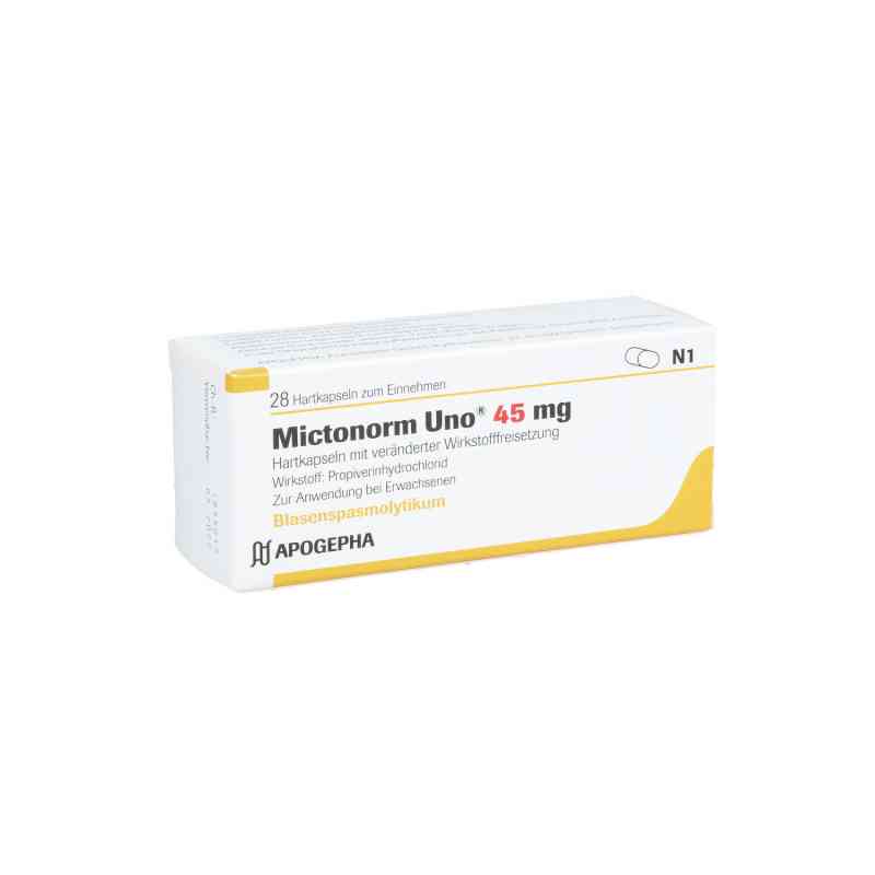 Mictonorm Uno 45 mg Hartk.m.veränd.wirkst.-frs. 28 stk von APOGEPHA Arzneimittel GmbH PZN 07541584