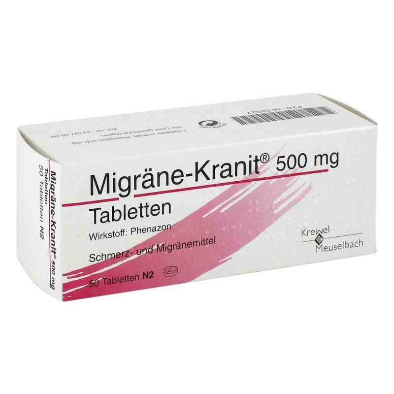 Migräne-Kranit 500mg 50 stk von HERMES Arzneimittel GmbH PZN 03438027