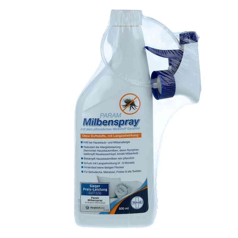 Milbenspray für Matratzen/polster/alle Textilien 500 ml von Param GmbH PZN 11292112