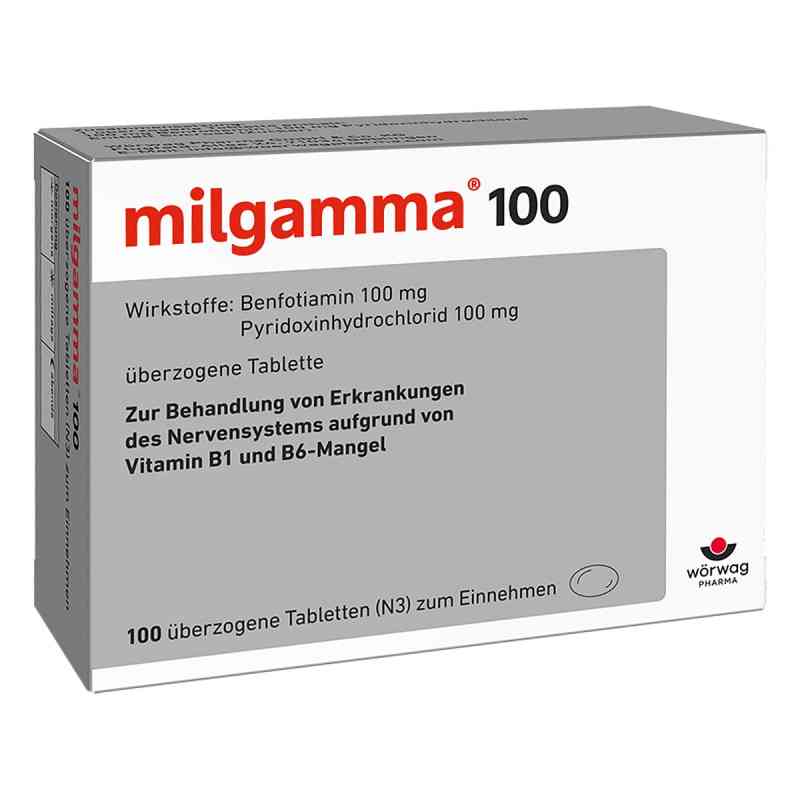 Milgamma 100 mg überzogene Tabletten 100 stk von Wörwag Pharma GmbH & Co. KG PZN 04847319