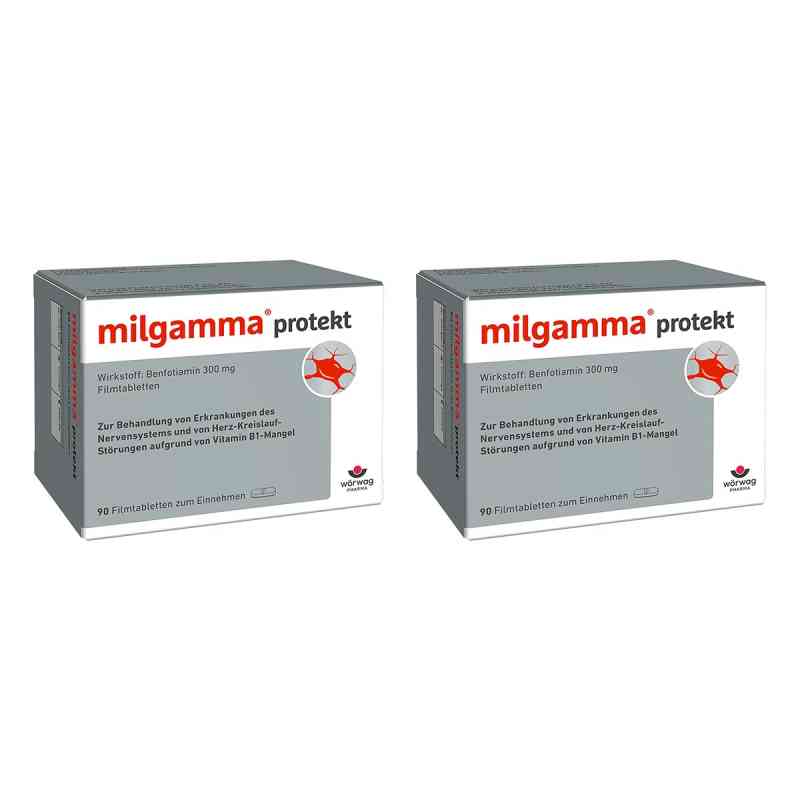 Milgamma Protekt Filmtabletten 2x90 stk von Wörwag Pharma GmbH & Co. KG PZN 08105398