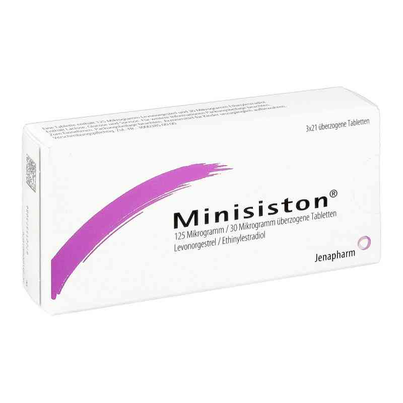 Minisiston überzogene Tabletten 3X21 stk von Bayer Vital GmbH GB Pharma PZN 04923457