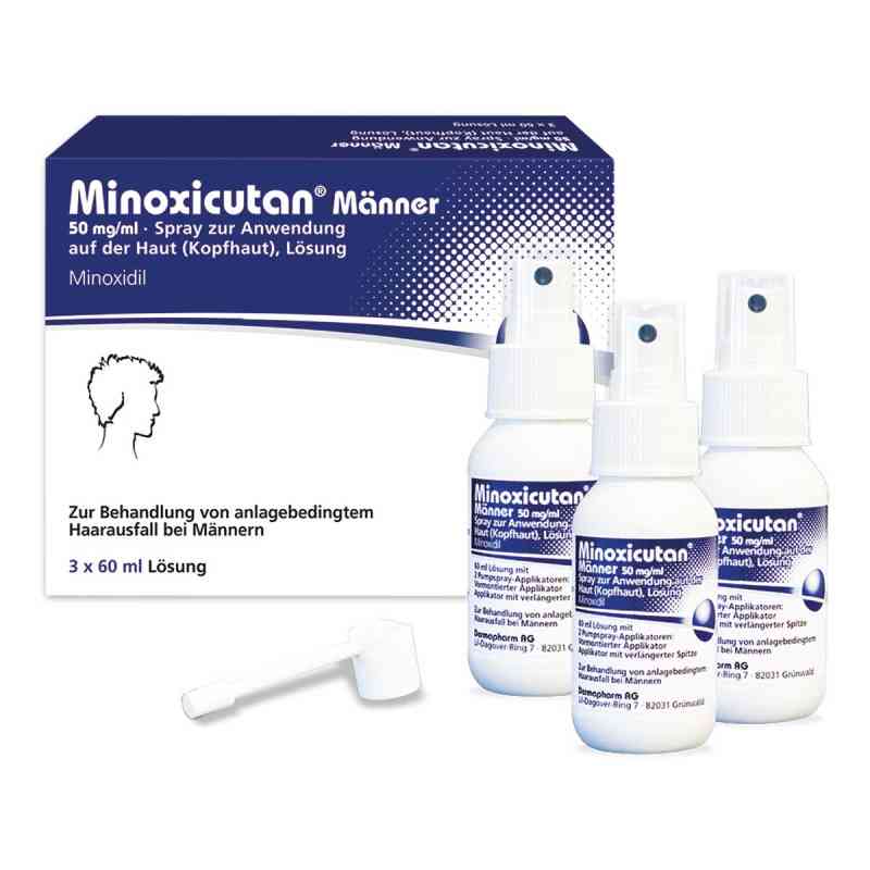 Minoxicutan Männer 50 mg/ml Spray 3X60 ml von DERMAPHARM AG PZN 12724795