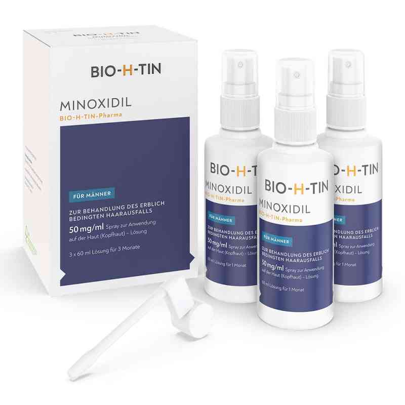 Minoxidil Männer BIO-H-TIN® 50mg/ml  3X60 ml von Dr. Pfleger Arzneimittel GmbH PZN 10391800