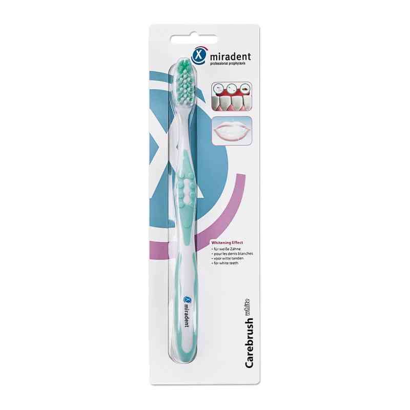 Miradent Carebrush white green Zahnbürste 1 stk von Hager Pharma GmbH PZN 10224717